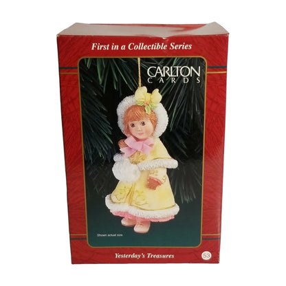 2000 Vintage Yesterday's Treasures Carlton Cards Ornaments (Doll) CXOR-008Y