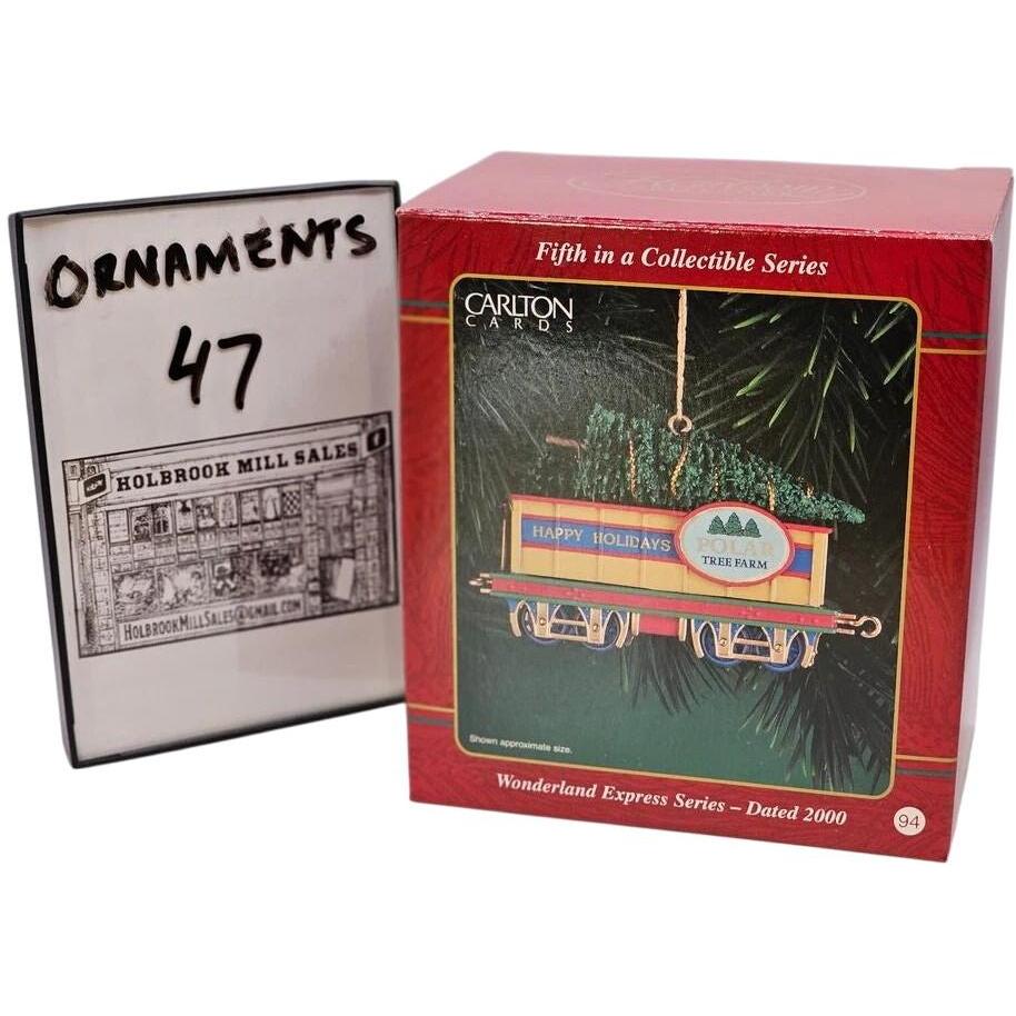 2000 Wonderland Express Carlton Cards Ornaments (Train) CXOR-097C
