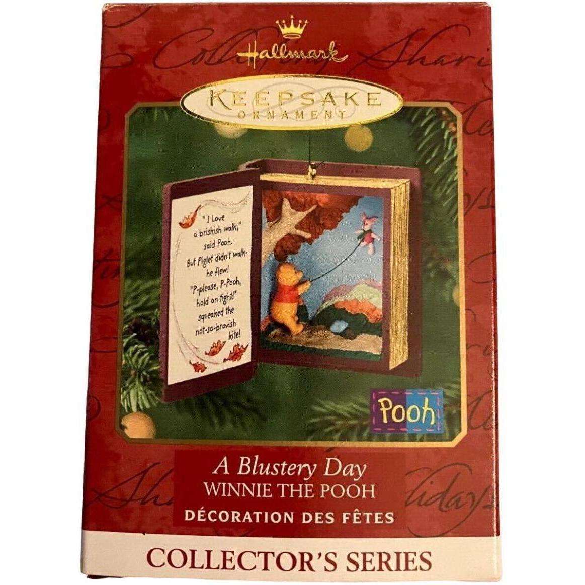 2000 A Blustery Day Hallmark Ornament (Winnie the Pooh) QXD4021