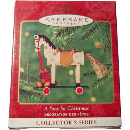 2000 A Pony for Christmas Hallmark Ornament (A Pony for Christmas) QX6624