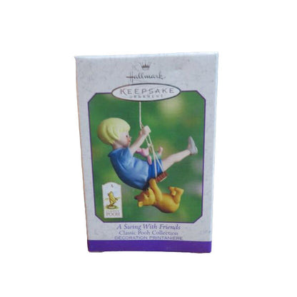 2000 A Swing With Friends Hallmark Ornament (Classic Pooh Collection) QEO8414
