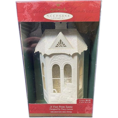 2000 A Visit From Santa Hallmark Ornament (Laser Gallery) QLZ4281