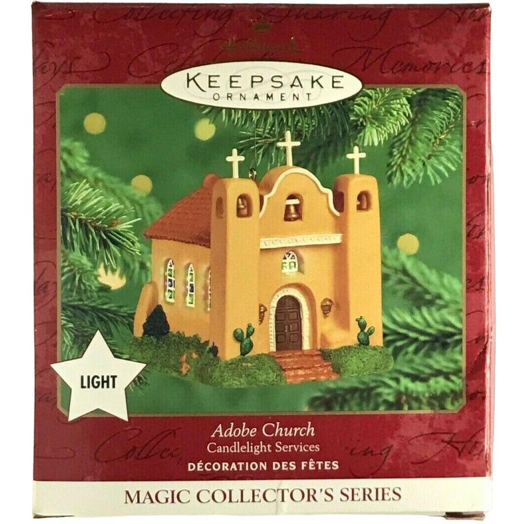2000 Adobe Church Hallmark Ornament (Candlelight Services) QLX7334