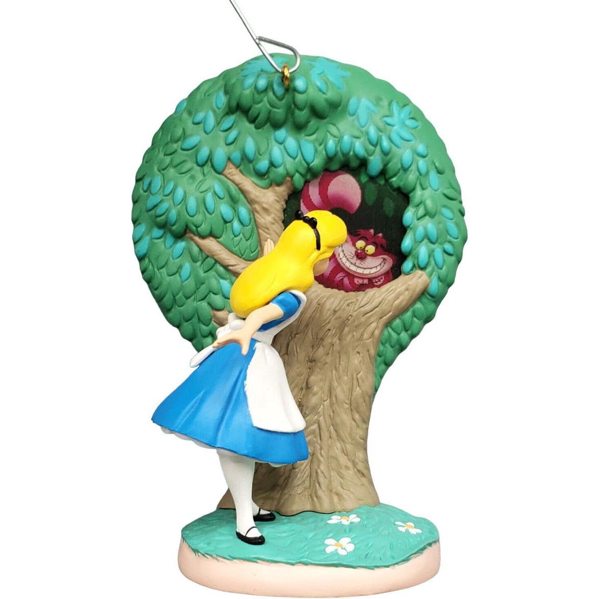 2000 Alice Meets the Cheshire Cat Hallmark Ornament (Alice in Wonderland) QXD4011