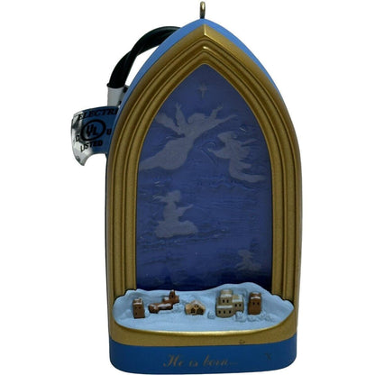 2000 Angels Over Bethlehem Hallmark Ornament (Nativity) QLX7563