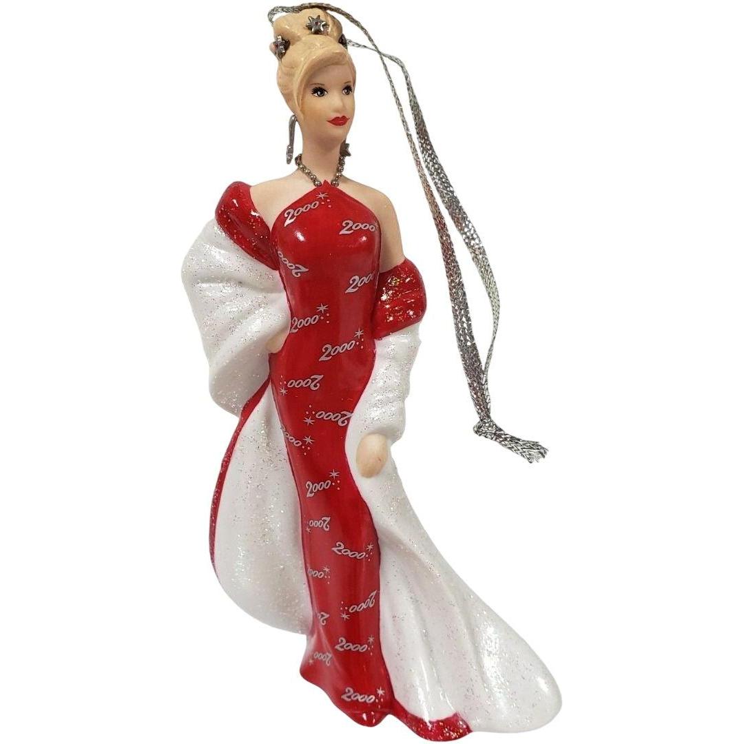 2000 Barbie 2000 Hallmark Ornament (Porcelain Barbie) QXC4531