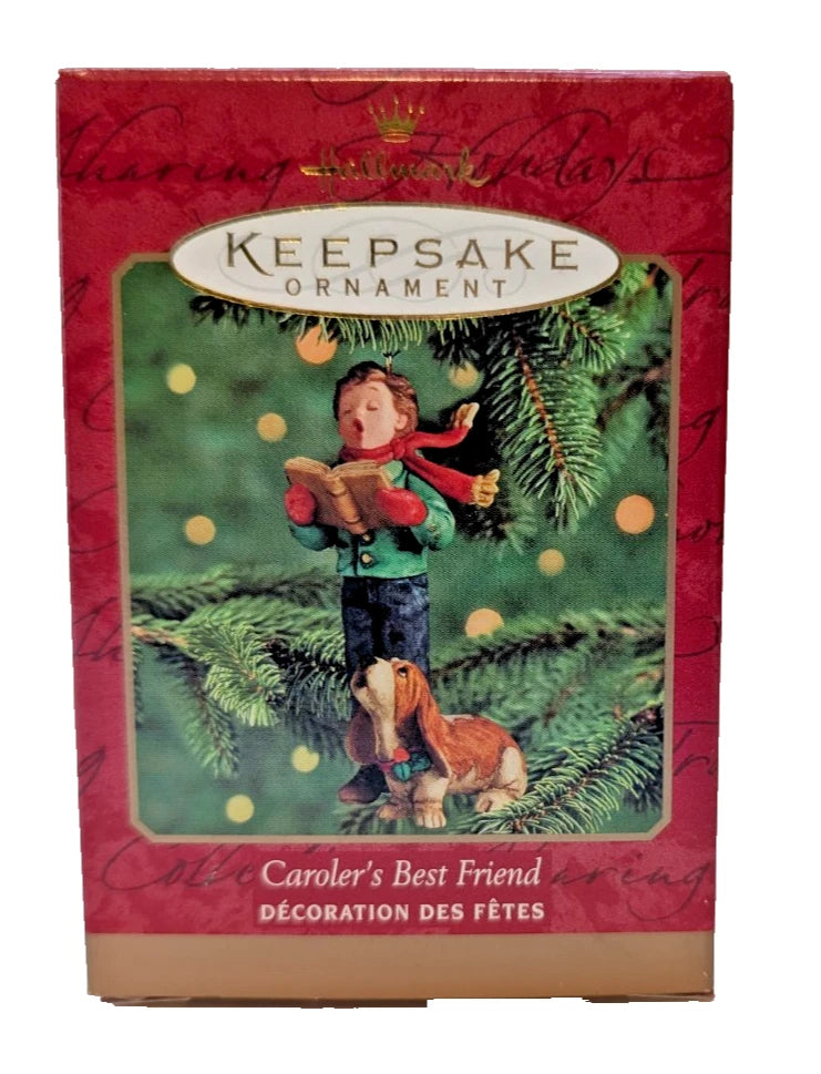 2000 Caroler's Best Friend Hallmark Ornament (Puppy) QX8354