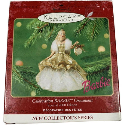 2000 Celebration BARBIE Ornament Hallmark Ornament (Special 2000 Edition) QXI6832