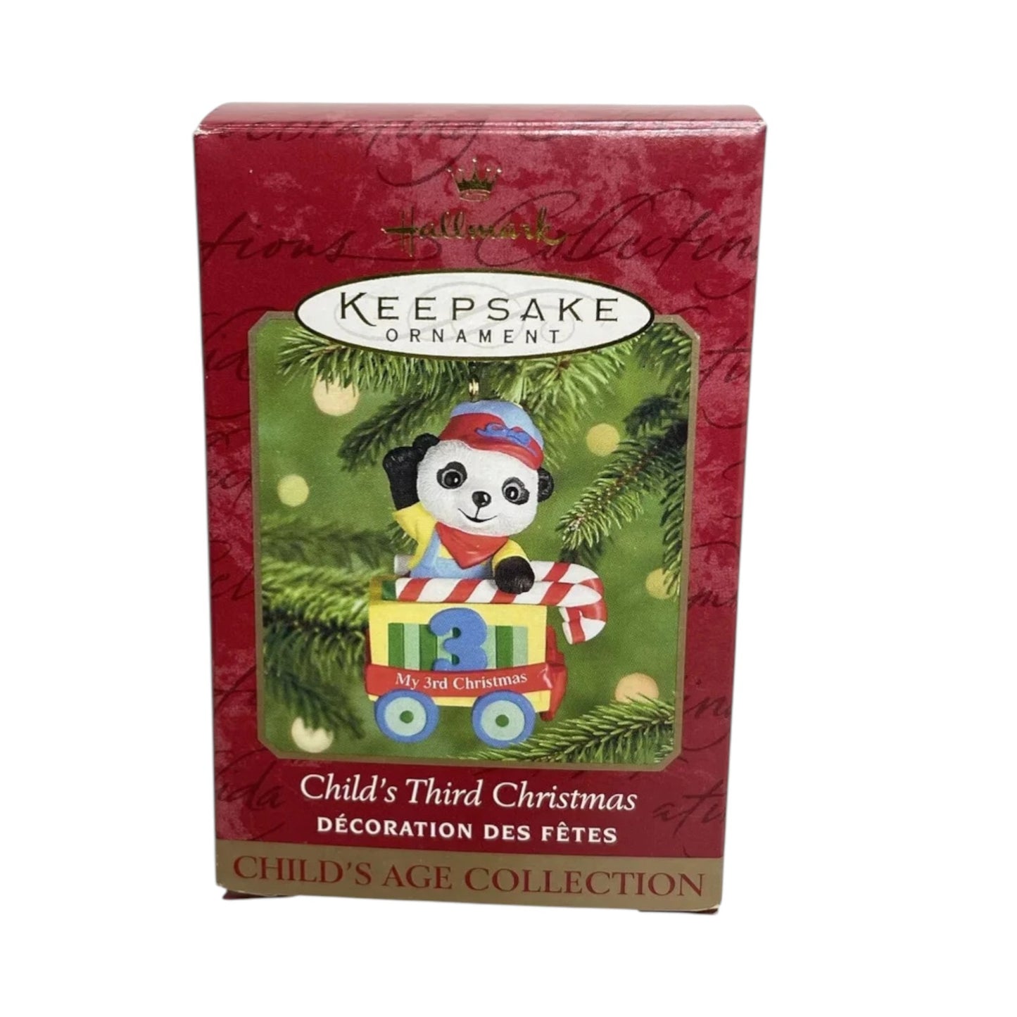 2000 Child's Third Christmas Hallmark Ornament (Child's Age Collection) QX8336 Image2