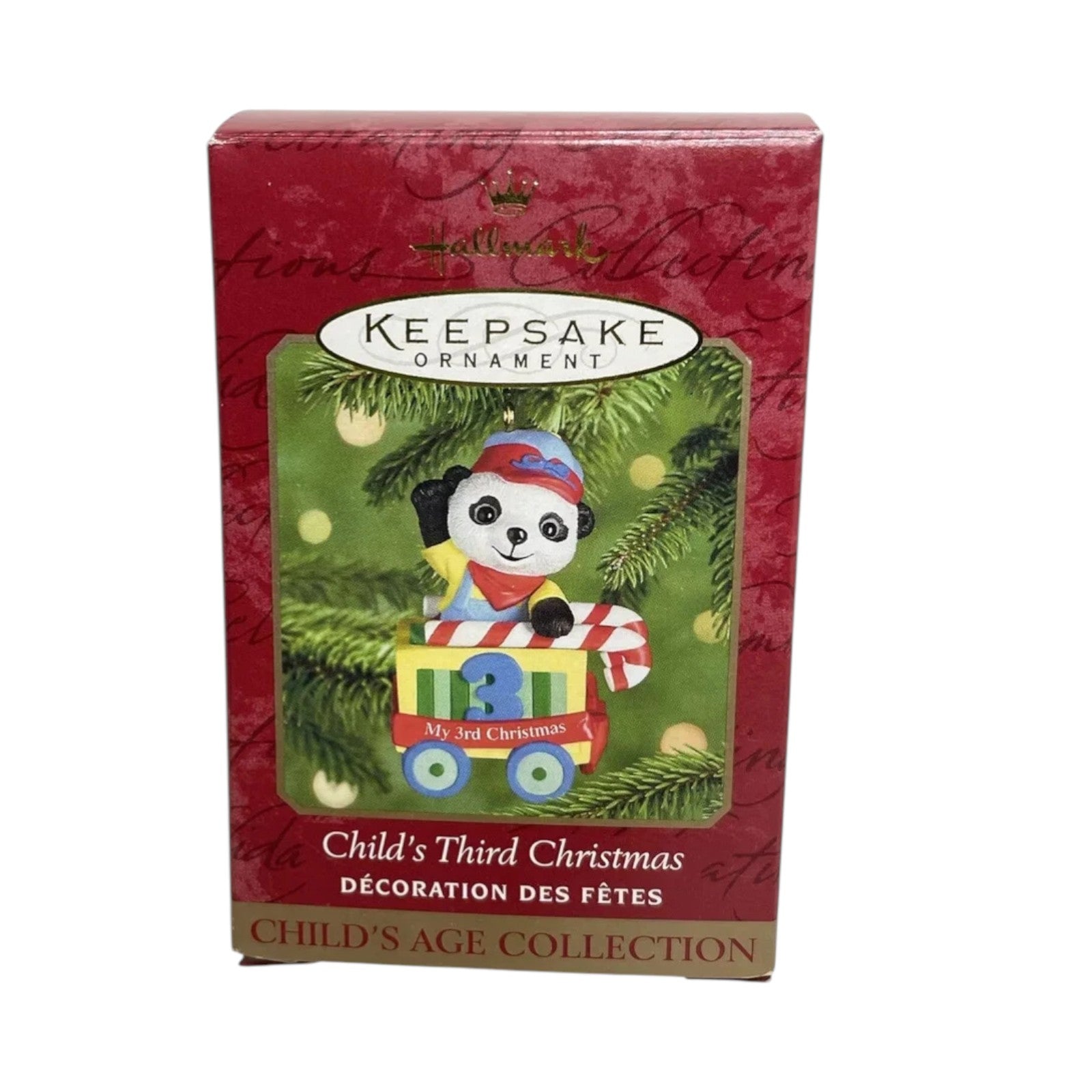 2000 Child's Third Christmas Hallmark Ornament (Child's Age Collection) QX8336 Image2