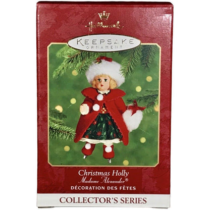 2000 Christmas Holly Hallmark Ornament (Madame Alexander) QX6611