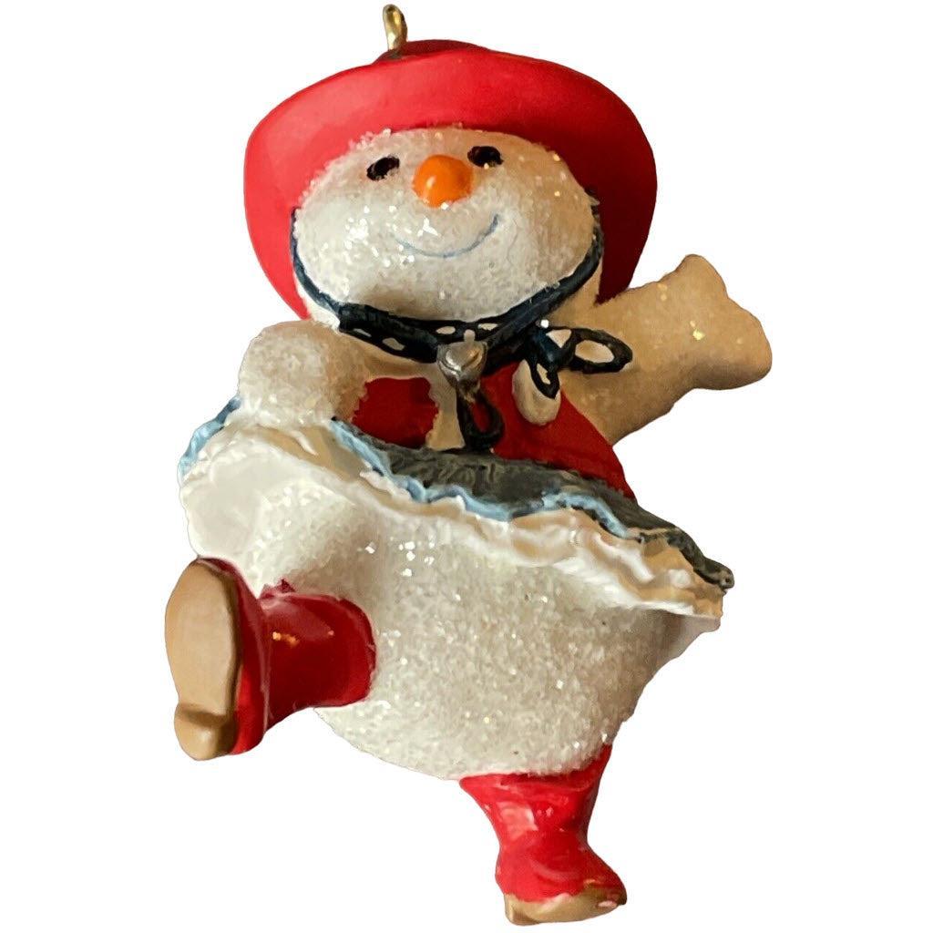 2000 Dancin' In Christmas Hallmark Ornament (Snowmen) QX6971