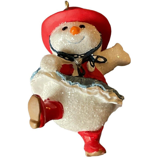 2000 Dancin' In Christmas Hallmark Ornament (Snowmen) QX6971