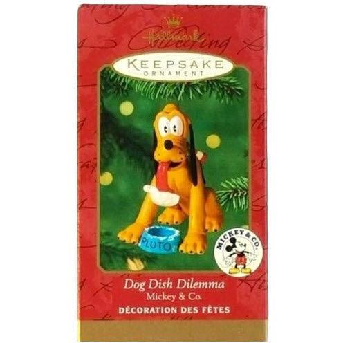 2000 Dog Dish Dilemma Hallmark Ornament (Mickey Mouse & Friends) QXD4044