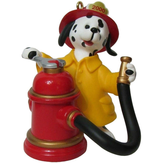 2000 Dousin' Dalmatian Hallmark Ornament (Firefighter) QX8024