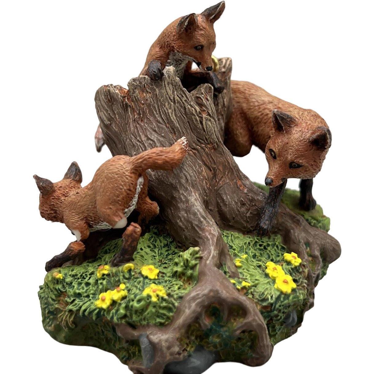 2000 Foxes in the Forest Hallmark Ornament (Majestic Wilderness) QX6794