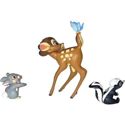 2000 Frolicking Friends Bambi, Thumper, and Flower Hallmark Ornament (Bambi) QEO8434