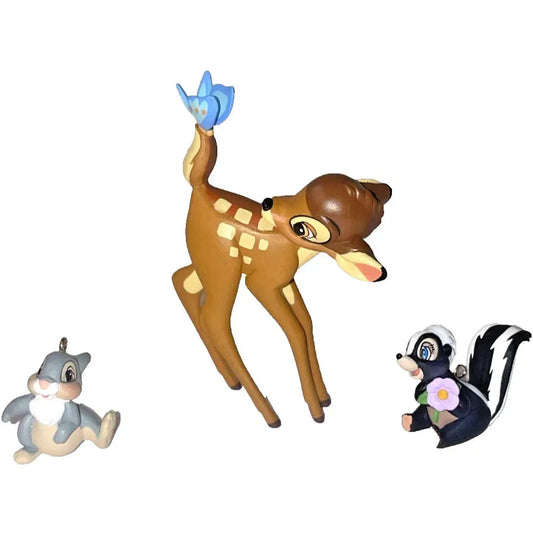 2000 Frolicking Friends Bambi, Thumper, and Flower Hallmark Ornament (Bambi) QEO8434
