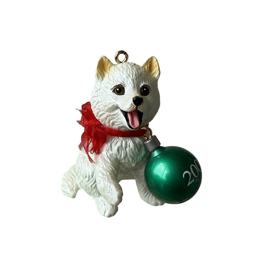 2000 Furry Christmas Gift Carlton Cards Ornaments (Puppy Love) CXOR-132C Image1