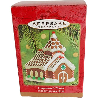 2000 Gingerbread Church Hallmark Ornament (Gingerbread) QX8244