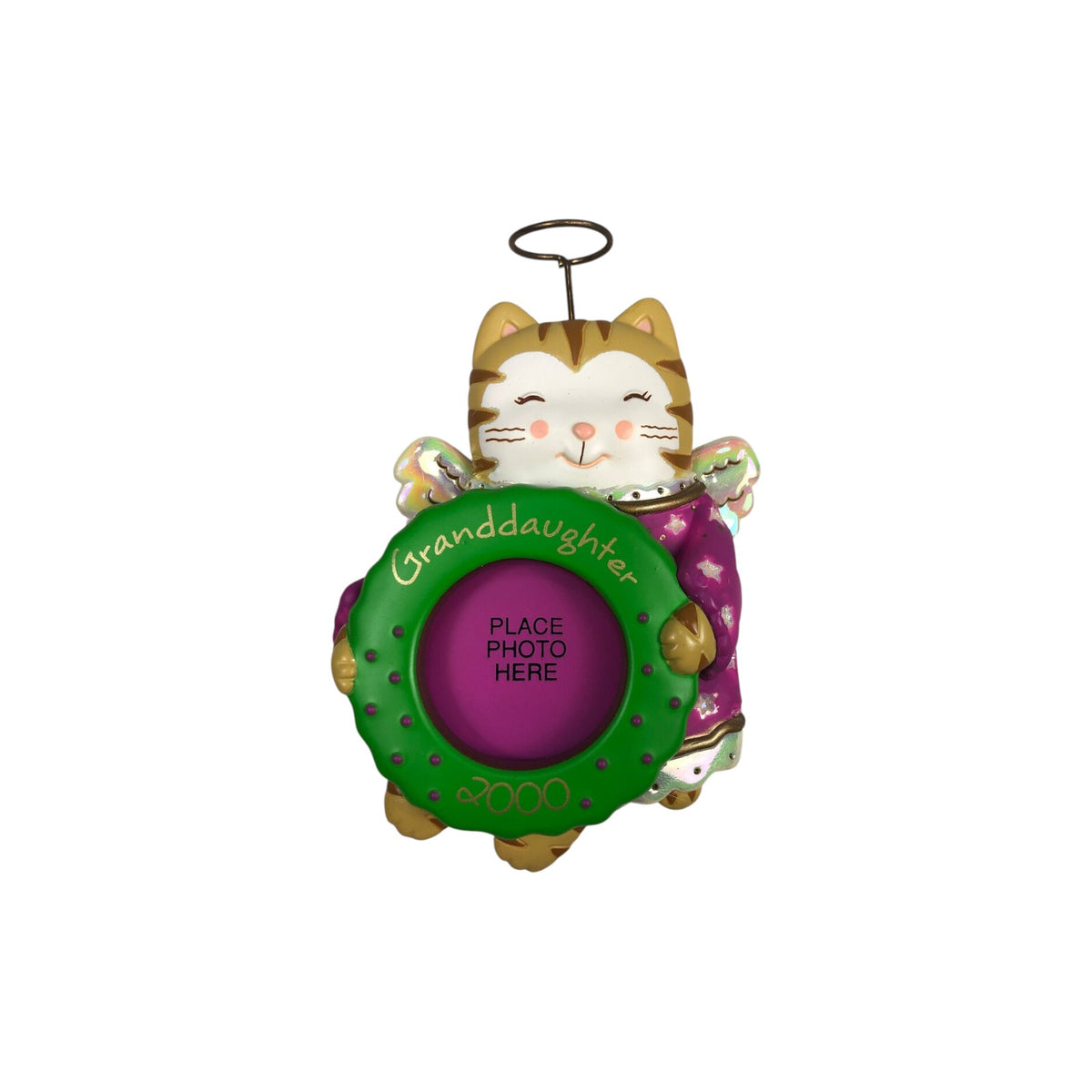 2000 Granddaughter (Kitten) (Photoholder) Carlton Cards Heirloom Ornament CXOR-028R Image1