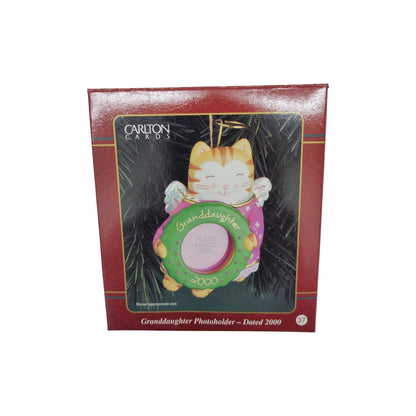 2000 Granddaughter (Kitten) (Photoholder) Carlton Cards Heirloom Ornament CXOR-028R Image2