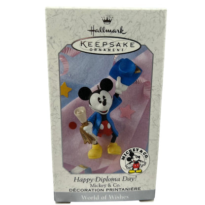 2000 Happy Diploma Day! Hallmark Ornament (Mickey & Co) QEO84031