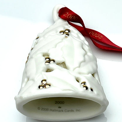 2000 Holly Berry Bell Hallmark Ornament (Bell) QX8291