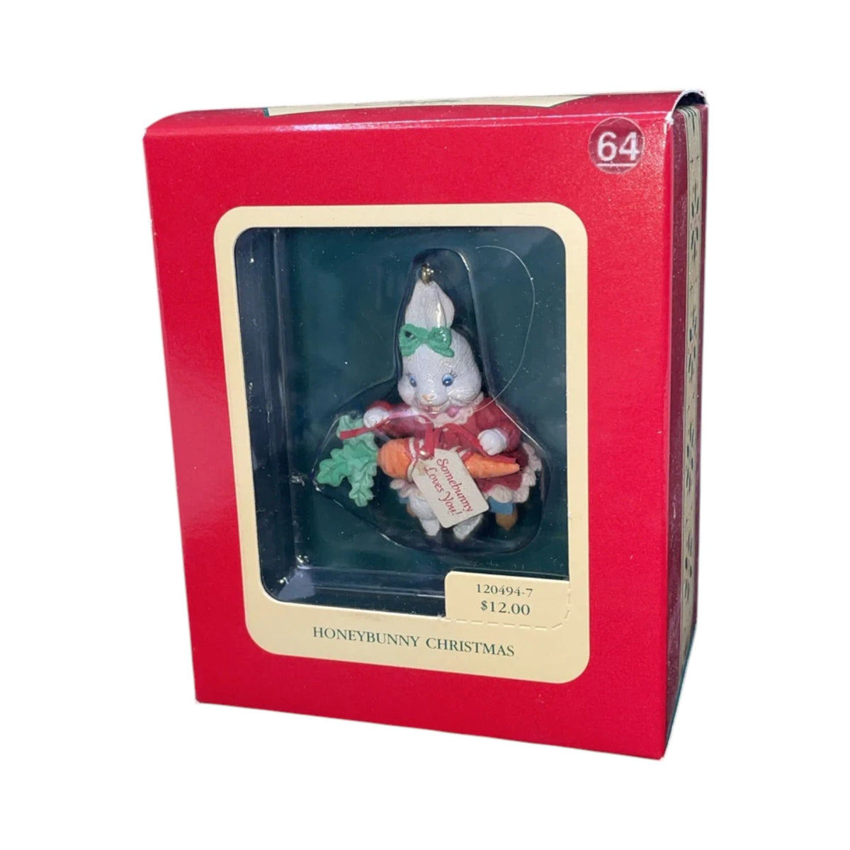 2000 Honeybunny Christmas Carlton Cards Heirloom Ornament 120494-7 Image2