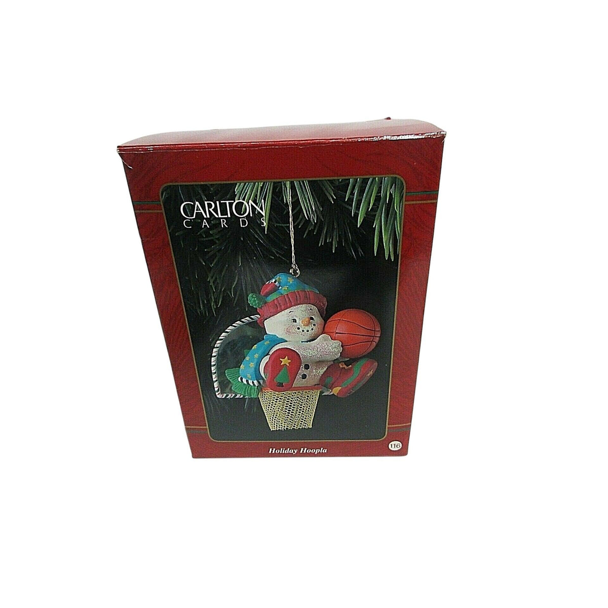 2000 Hoop it Up for the Holidays! Carlton Cards Ornaments (Basketball) CXOR-180C Image2