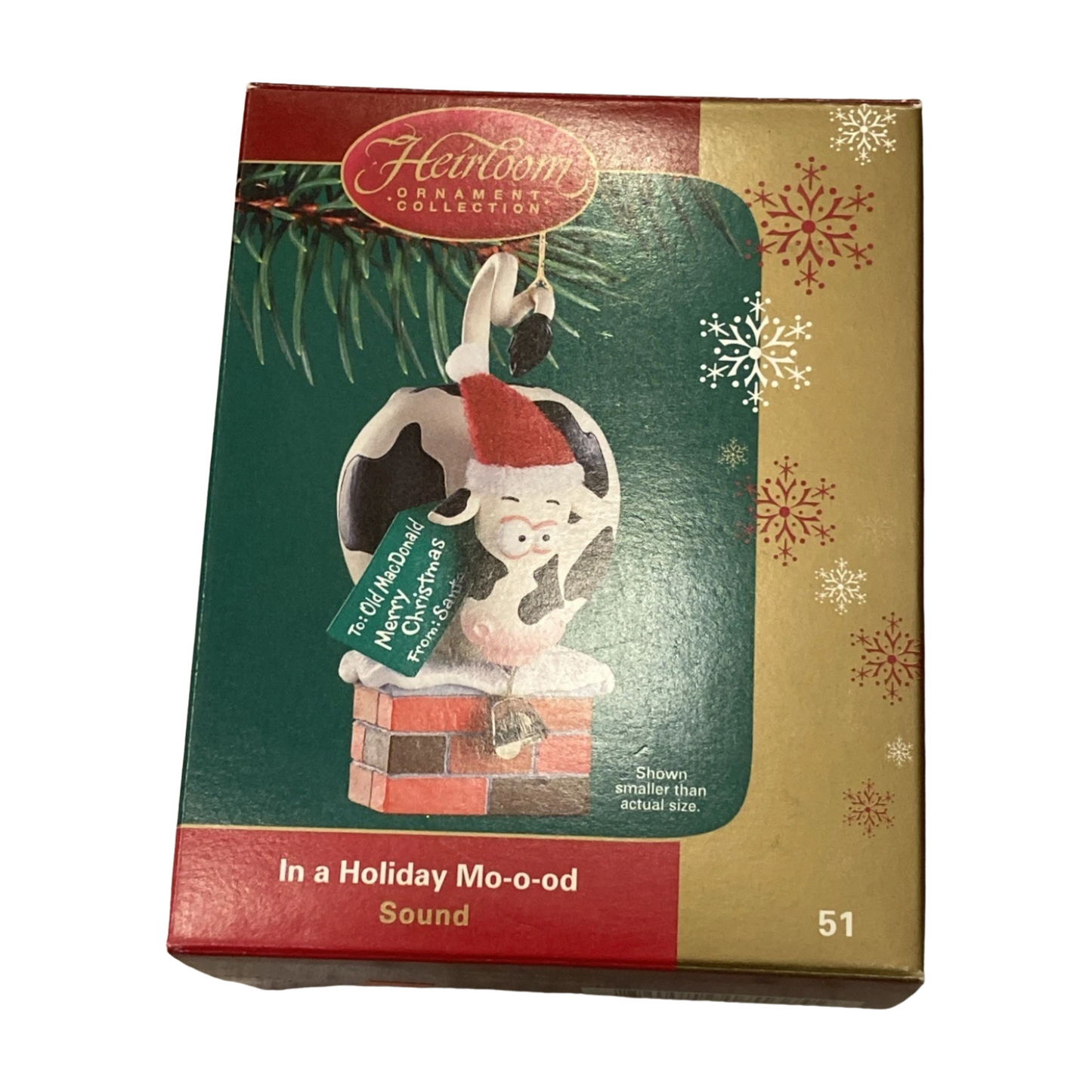 2000 In a Holiday Mo-o-od Carlton Cards Ornaments (Animal) CXOR-051L Image2