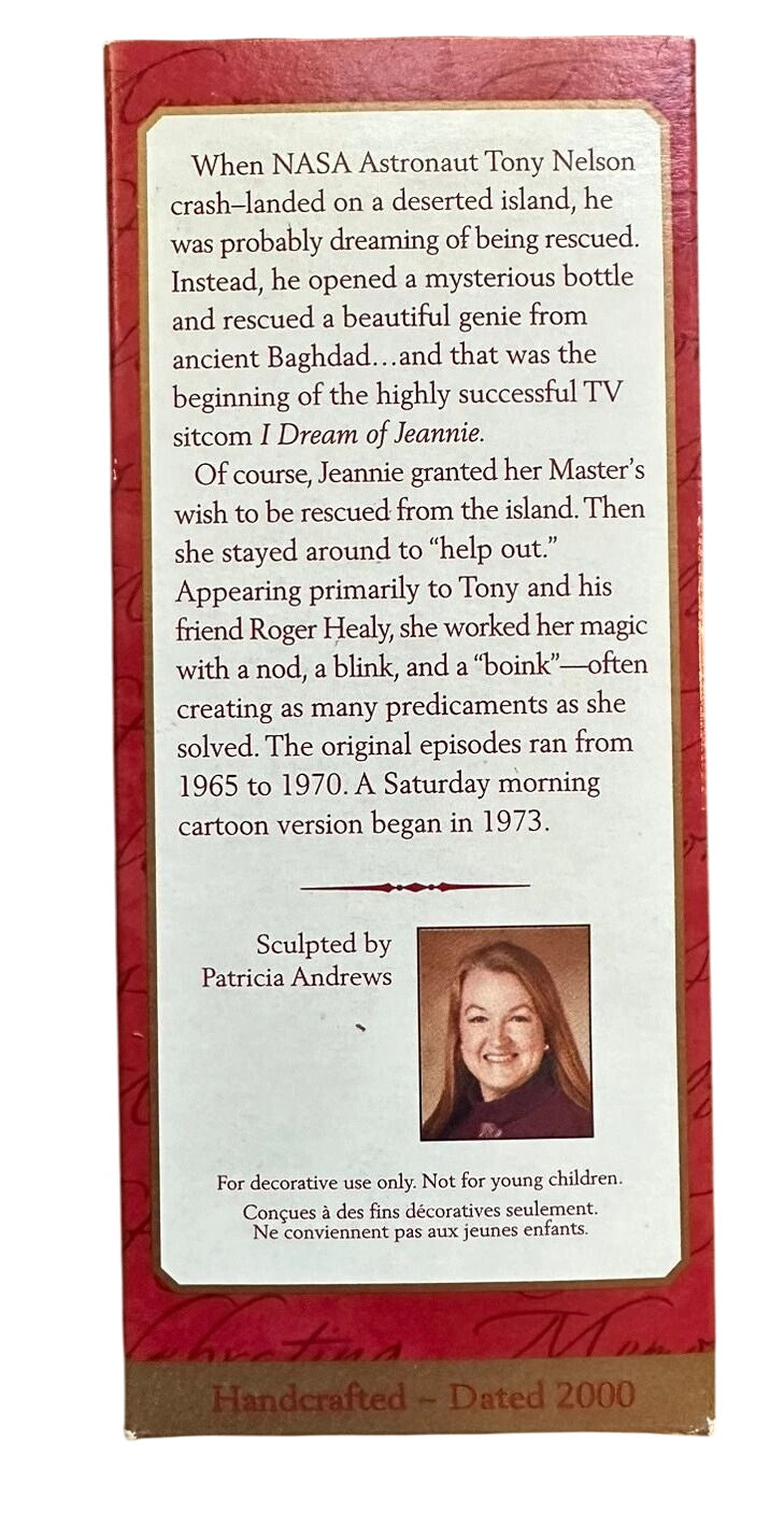 2000 Jeannie Hallmark Ornament (I Dream of Jeannie) QXI8564