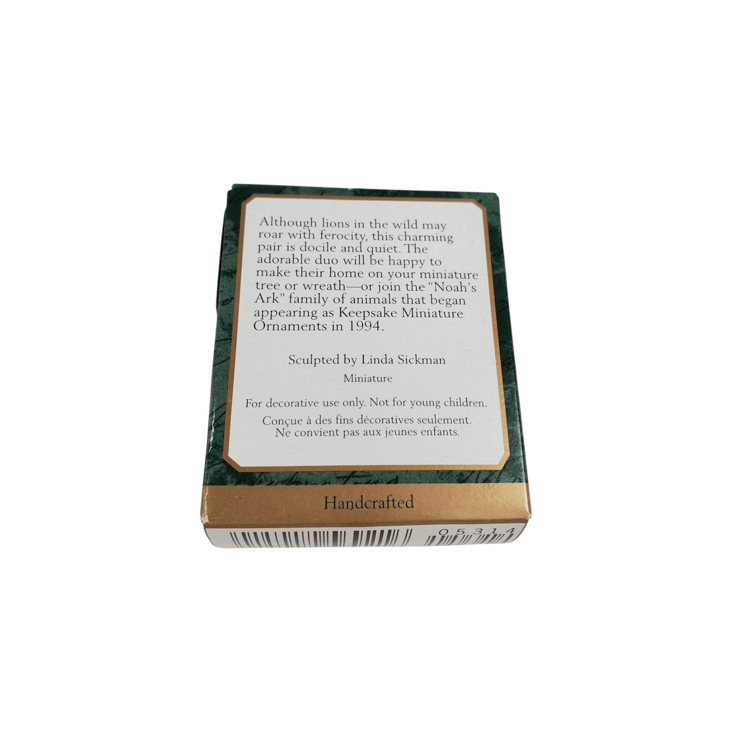 2000 Kindly Lions Hallmark Ornament (Noah's Ark) QXM5314 Image8