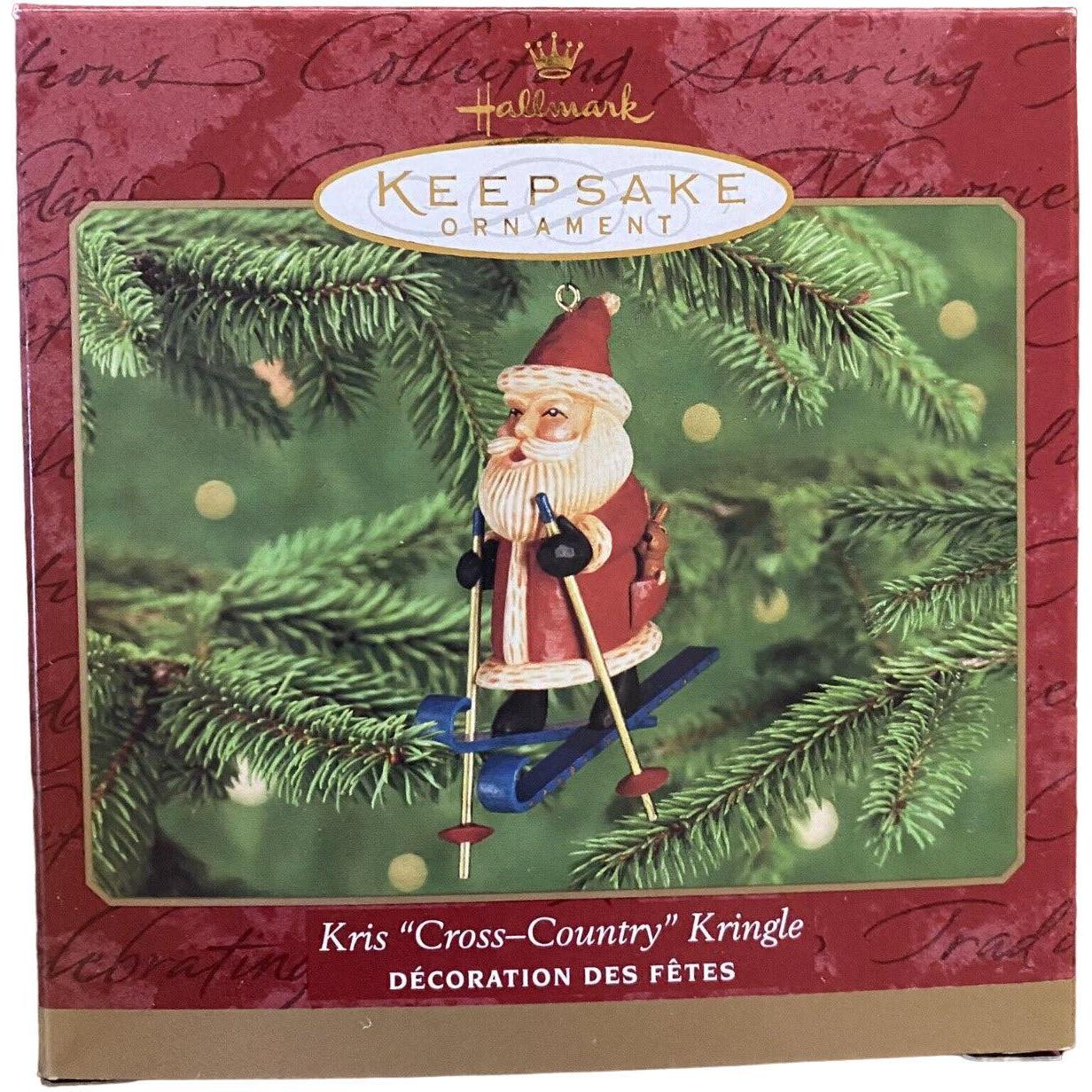 2000 Kris "Cross-Country" Kringle Hallmark Ornament (Santa Claus) QX6954