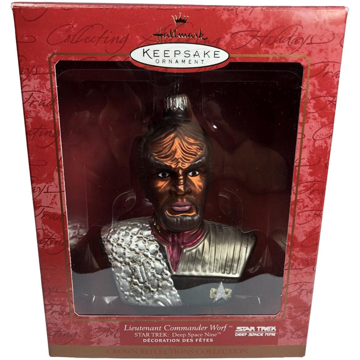 2000 Lieutenant Commander Worf Hallmark Ornament (Star Trek) QBG4064