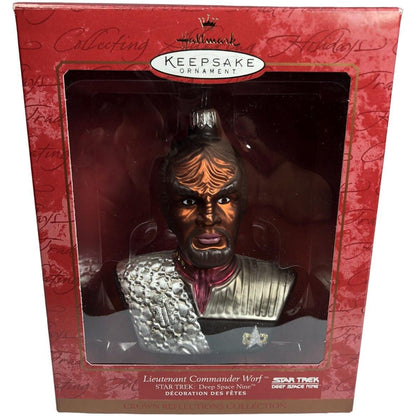 2000 Lieutenant Commander Worf Hallmark Ornament (Star Trek) QBG4064