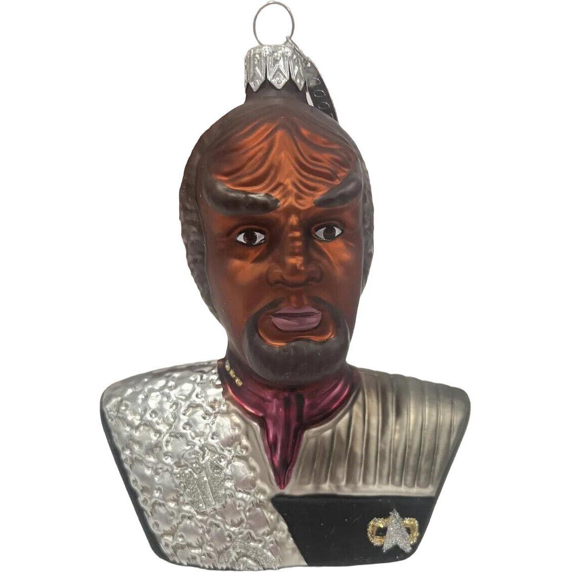 2000 Lieutenant Commander Worf Hallmark Ornament (Star Trek) QBG4064