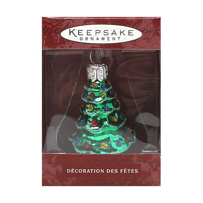2000 Li'l Christmas Tree Hallmark Ornament (Blown Glass) QBG43616
