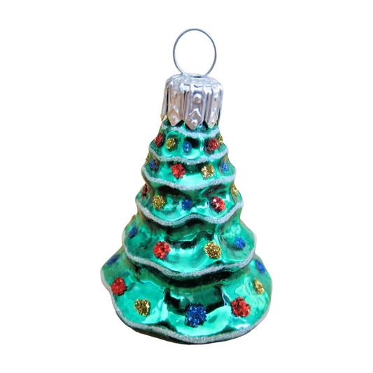 2000 Li'l Christmas Tree Hallmark Ornament (Blown Glass) QBG43616 Image1