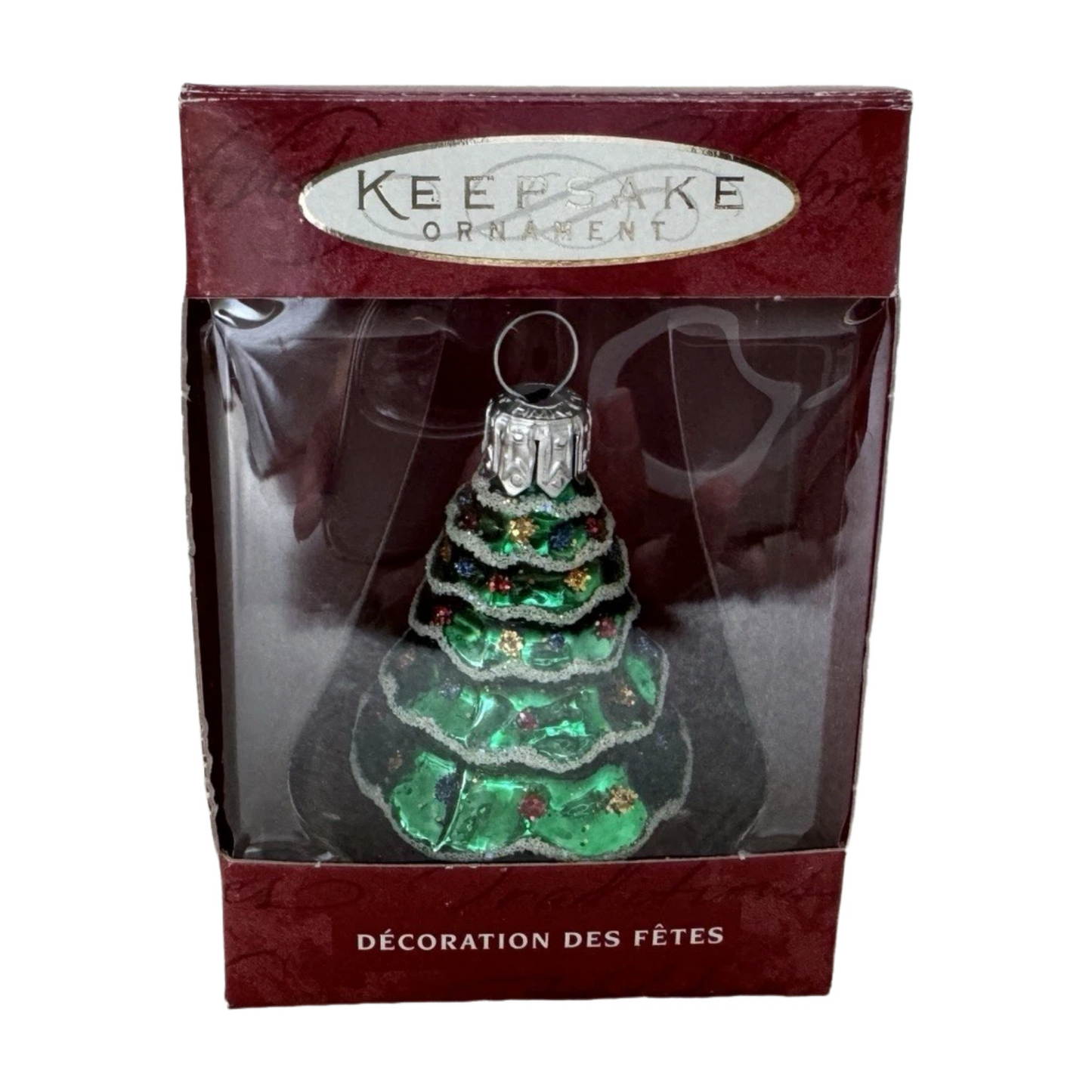 2000 Li'l Christmas Tree Hallmark Ornament (Blown Glass) QBG43616 Image2