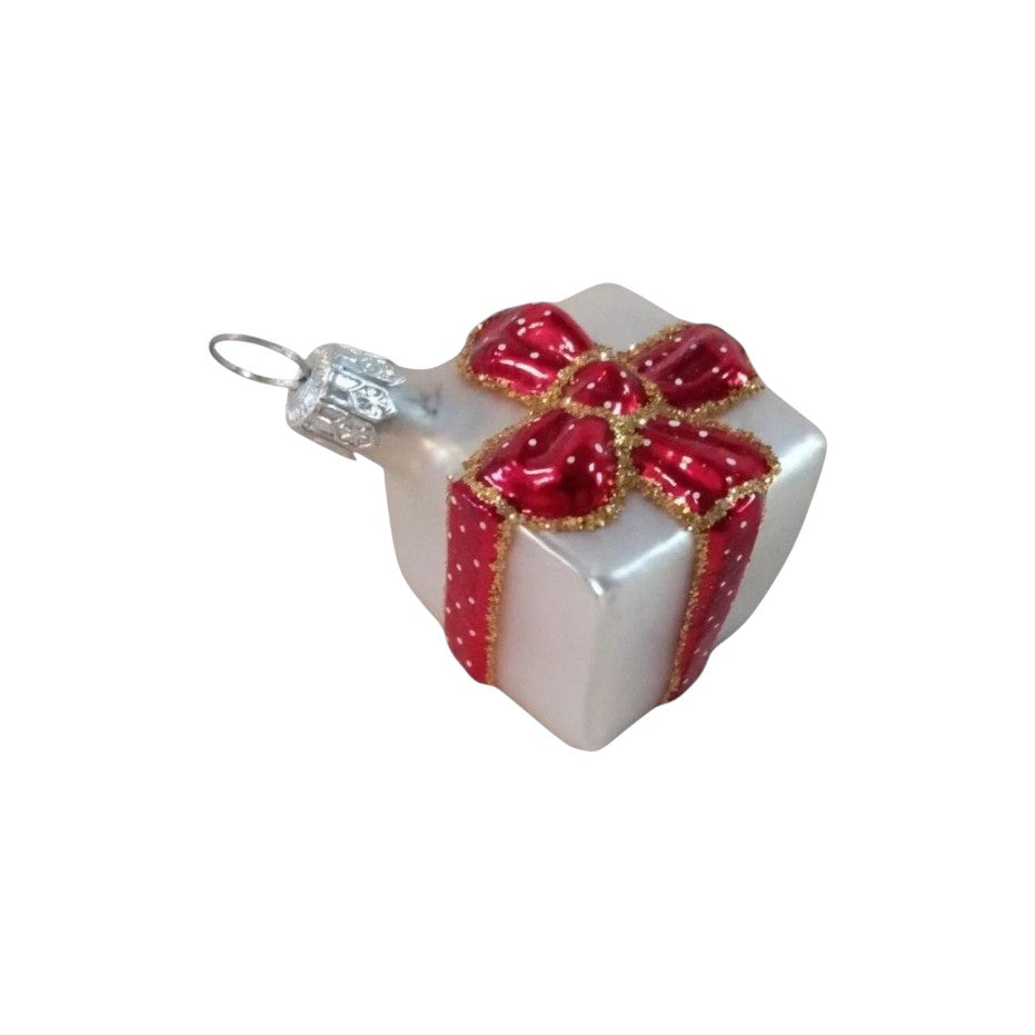 2000 Lil' Gift - Red Bow (Blown Glass)
