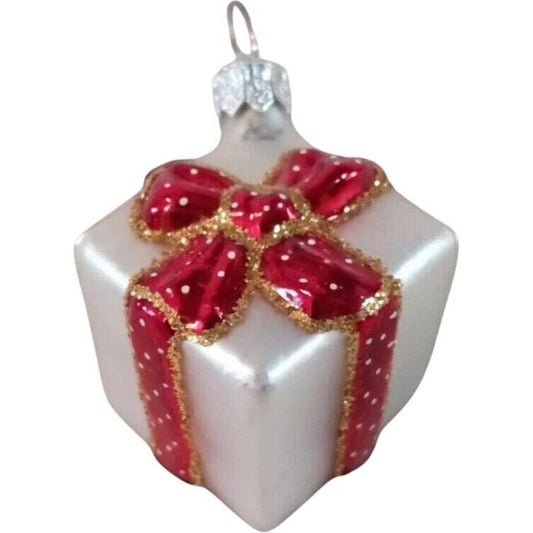 2000 Lil' Gift - Red Bow (Blown Glass)