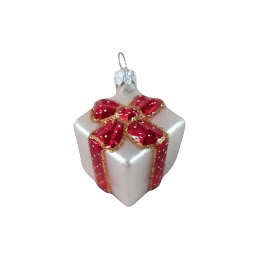 2000 Lil' Gift - Red Bow (Blown Glass)