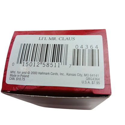 2000 Li'l Mr. Claus (Blown Glass)