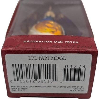 2000 Lil' Partridge (Blown Glass)