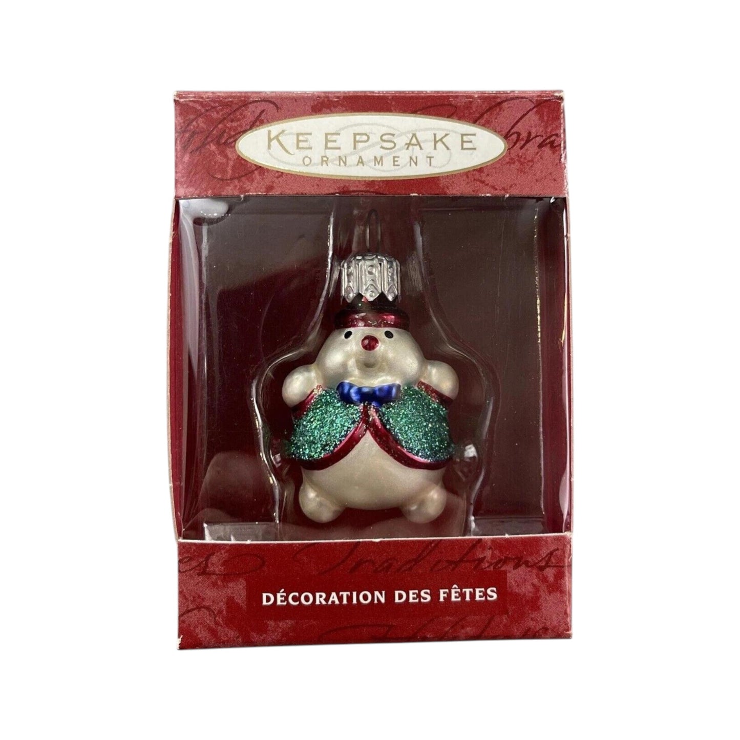 2000 Li'l Roly-Poly Snowman (Blown Glass)