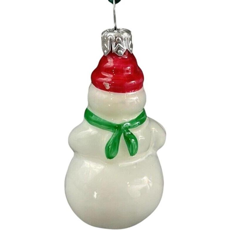 2000 Li'l Snowman Traditional Hallmark Ornament (Blown Glass) QBG4351