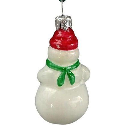 2000 Li'l Snowman Traditional Hallmark Ornament (Blown Glass) QBG4351
