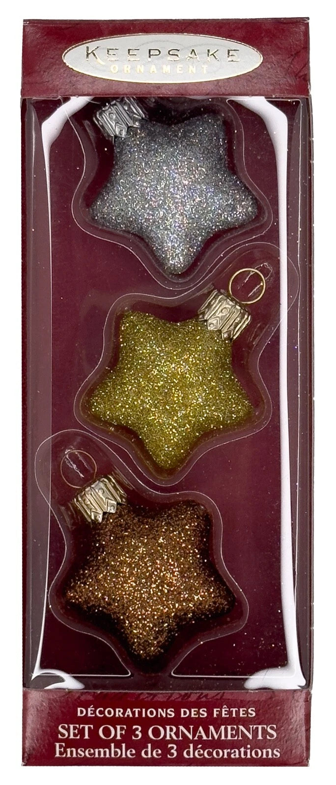 2000 Li'l Stars - Metallic Look Hallmark Ornament (Blown Glass) QBG4221