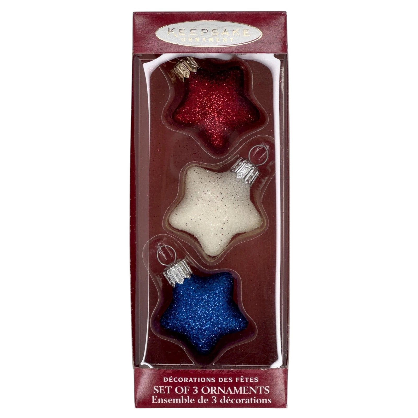 2000 Li'l Stars - Patriotic Hallmark Ornament (Blown Glass) QBG4214